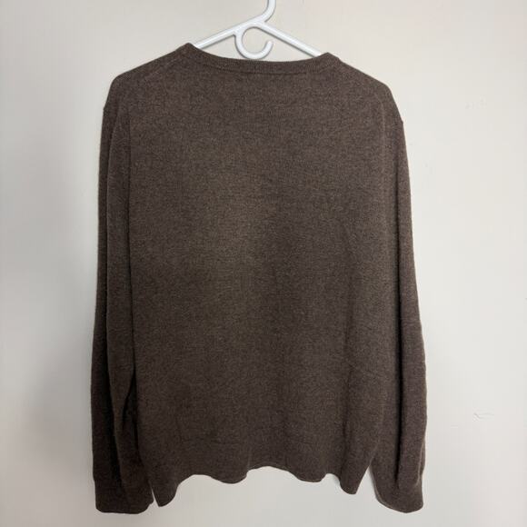 Quince Womens Mongolian Cashmere Crewneck Sweater Large Brown Minimalist Luxury - Picture 4 of 4